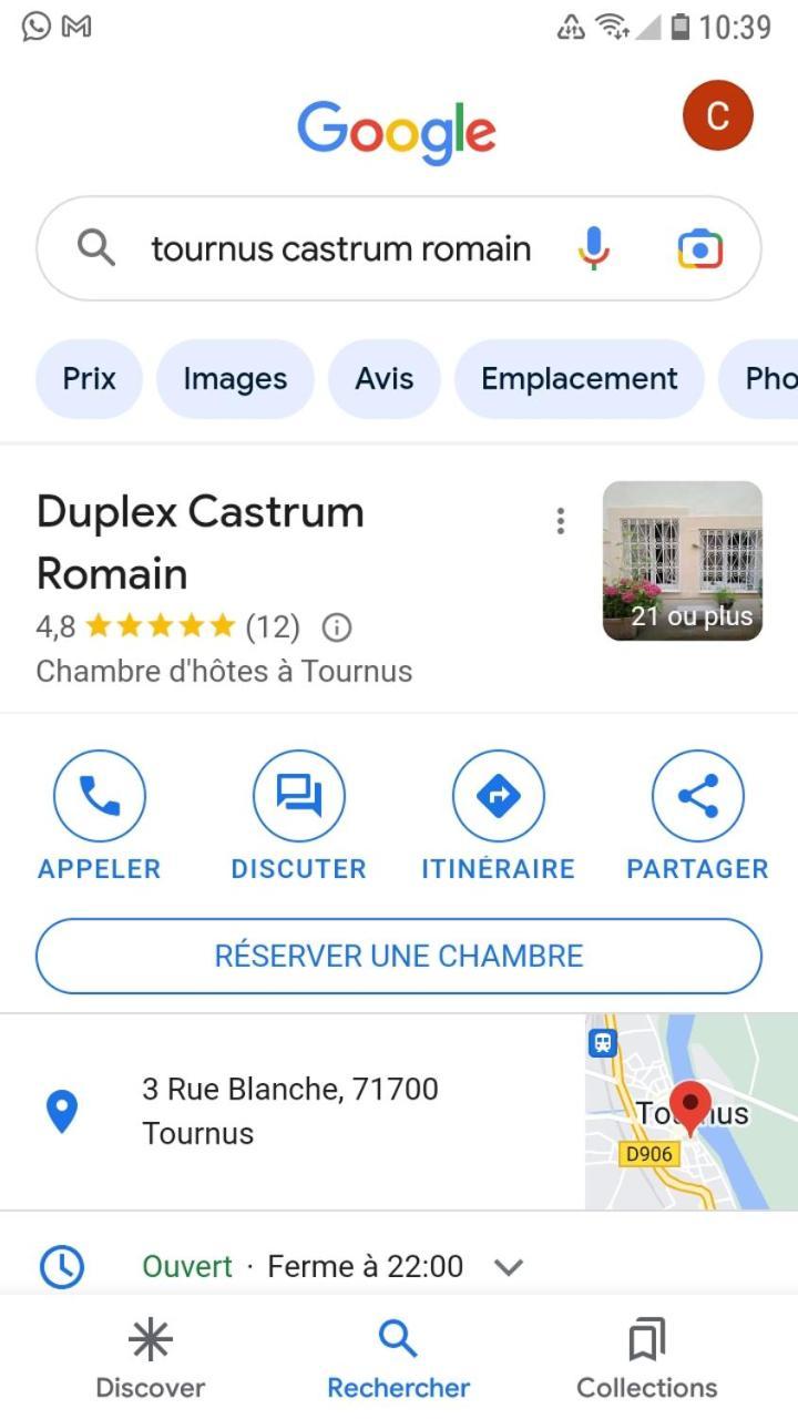 Tournus Castrum Romain - Duplex 54 M2 - 3 Etoiles - Petit Box Velo - 5Mn Autoroute Habitación foto